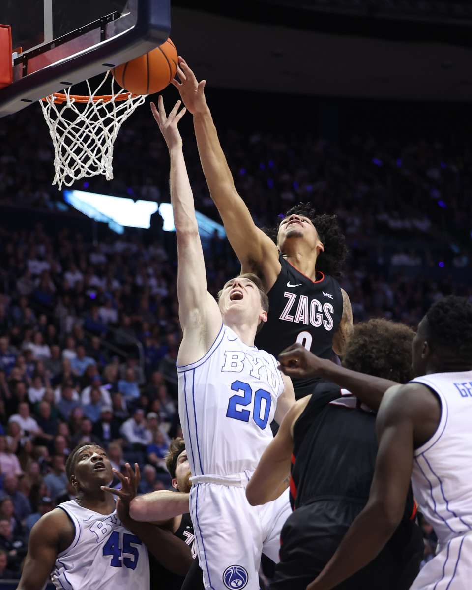 Gonzaga Bulldogs BYU Cougars36